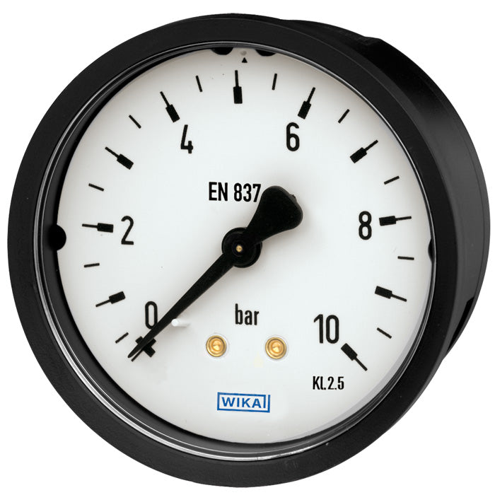 Wika Wiegand - Rohrfedermanometer Rohrfedmano 111.16.050 CU 9081089 1,6bar 2Tlg psiG1/4B
