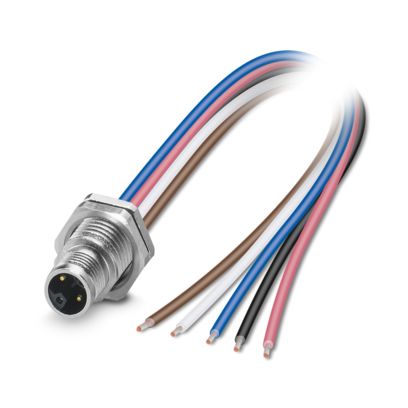 Phoenix Contact - Patchkabel Kupfer Gerätesteckverbinder SACC-DSI-M12#1238571 Hinterwand − 25 Stück