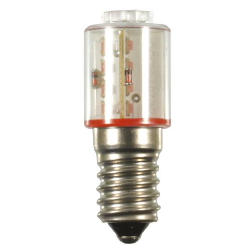 Scharnberger+Hasenbein - Anzeige- und Signallampe LED-Leuchte 18,5x45mm 35719 E14 230VAC/DC 6mA ws