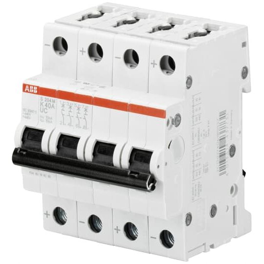 ABB Stotz S&J - Leitungsschutzschalter Sicherungsautomat S204M-K6UC 10 kA, 6 A, 4P