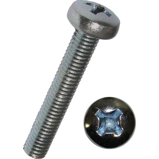 Dresselhaus - Maschinenschraube/Bolzen Linsenschraube 4.8 0470/001/01 2,5x4 Kreuzschlitz H − 2000 Stück