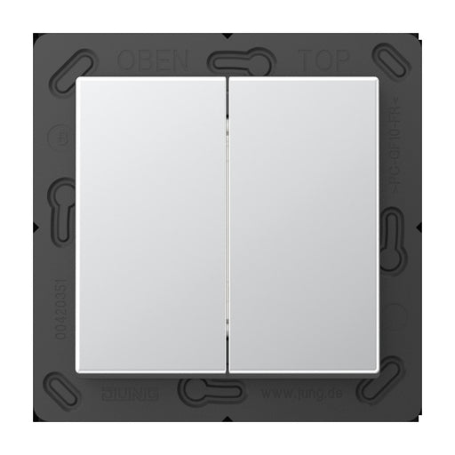 Jung - Sender/Fernbedienung für Installationsschalterprogramme Matter Taster MAT A 595 AL 2f 4k A aluminium
