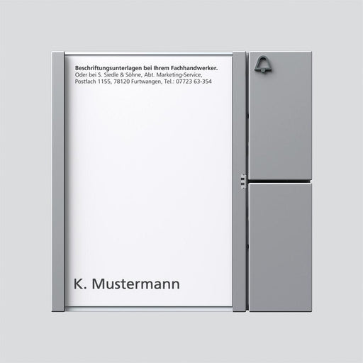 Siedle&Söhne - Funktionsmodul für Türkommunikation Bus-Tasten-Modul BTM 650-01 SM si/met