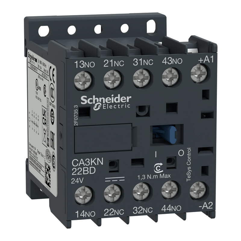 Schneider Electric - Hilfsschütz, Relais Hilfsschütz CA3KN22SD 2S, 2Ö, 72V DC