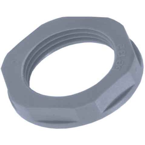 Lapp Zubehör - Gegenmutter für Kabelverschraubung SKINTOP-GMP-GL-M-50X1,5- GMP-GL-M50x1,5 R7001 RAL-7001-SGY