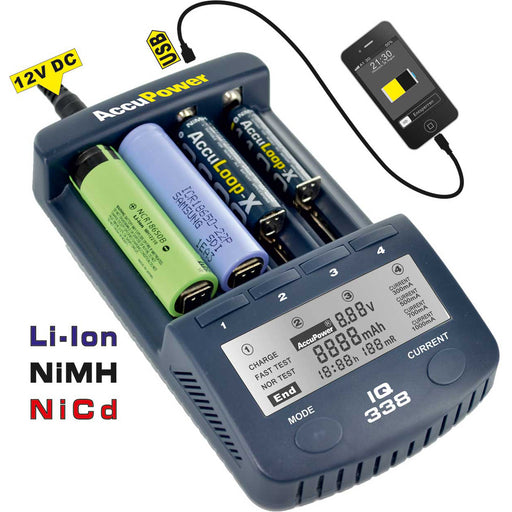 Hückmann - Universal-Ladegerät Ladegerät IQ338 0