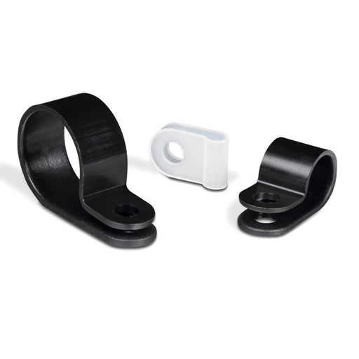 HellermannTyton - Befestigungsschelle für Kabel/Rohre Befestigungsschelle H4P-HS-BK-C1 schwarz − 100 Stück