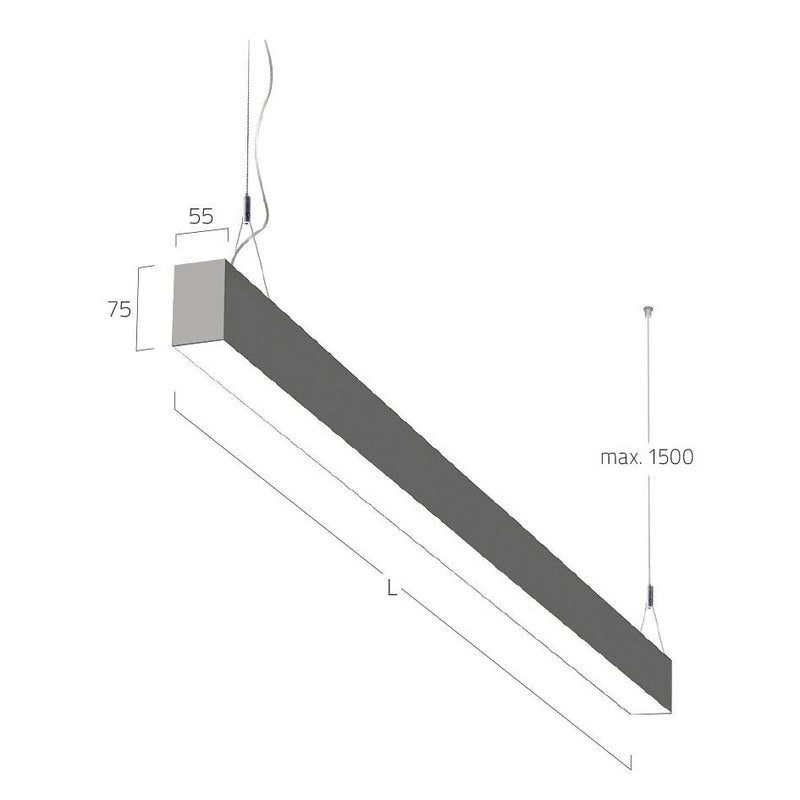 Lightnet - Pendelleuchte LED-Pendelleuchte LG3OEL-830H-L2055-Y 3000K