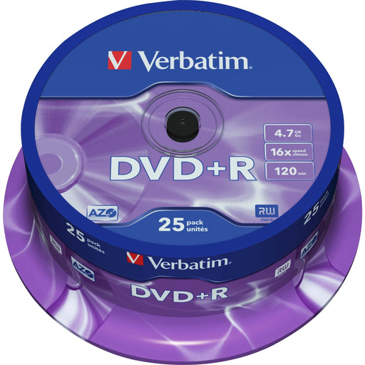 Verbatim - Speichermedium digital DVD+R 43500 (VE25) Cakebox 25 Discs
