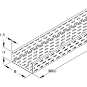 Niedax - Kabelrinne RS 85.200 − 3 Meter