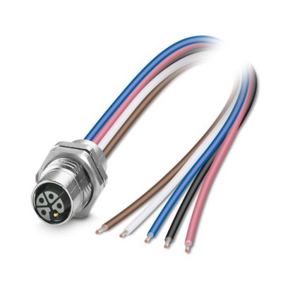 Phoenix Contact - Patchkabel Kupfer Gerätesteckverbinder SACC-DSI-M12#1238575 Hinterwand − 25 Stück