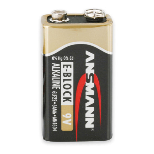 Hückmann - Batterie 9V-Block E 133314 einzeln Ansmann − 10 Stück