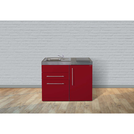 Stengel - Mini-Küche Miniküche Premiumline MPGSBR110KSGSIKFliBr Bordeauxrot