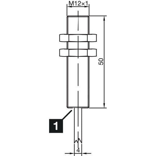 Di-soric - Induktiver Näherungsschalter Induktiver Näherungssensor INS-M12-B02NS-2C 2mm, bündig