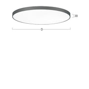 Lightnet - Decken-/Wandleuchte LED-Anbauleuchte BA5ABL-840M-D600 4000K, schwarz