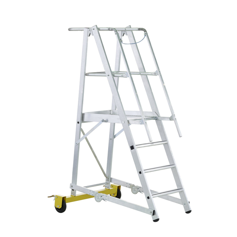 ILLER-LEITER - Stufenleiter Podestleiter 46238 4 Stufen