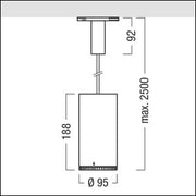 Zumtobel Group - Pendelleuchte LED-Pendelstrahler V2-PM 1500 #62922948 940