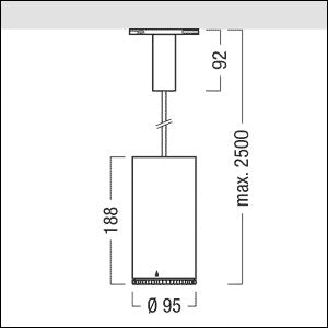 Zumtobel Group - Pendelleuchte LED-Pendelstrahler V2-PM 1500 #62922948 940
