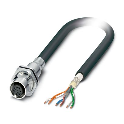 Phoenix Contact - Patchkabel Kupfer Gerätesteckverbinder SACCBP-M12FS#1239598 Hinterwand