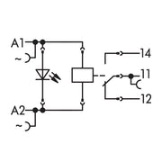 WAGO - Schaltrelais Relaismodul 788-607 AC 115 V