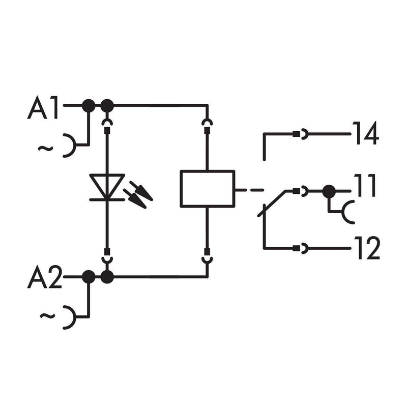WAGO - Schaltrelais Relaismodul 788-607 AC 115 V
