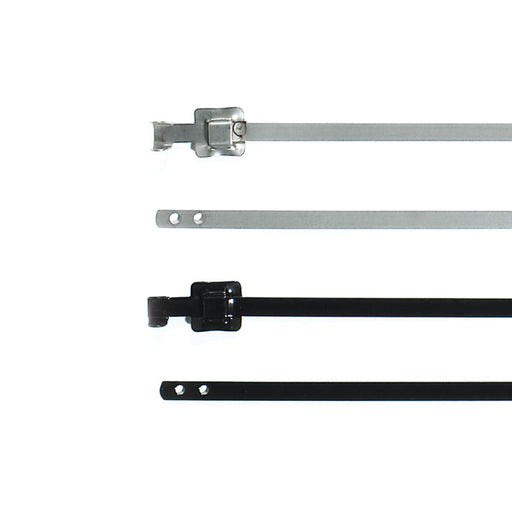 HellermannTyton - Kabelbinder Edelstahlkabelbinder lösb. 111-91400(100) 630x5 mm − 100 Stück