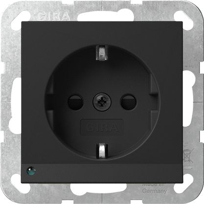 Gira - Steckdose LED-Leuchte 4170005 Schwarz