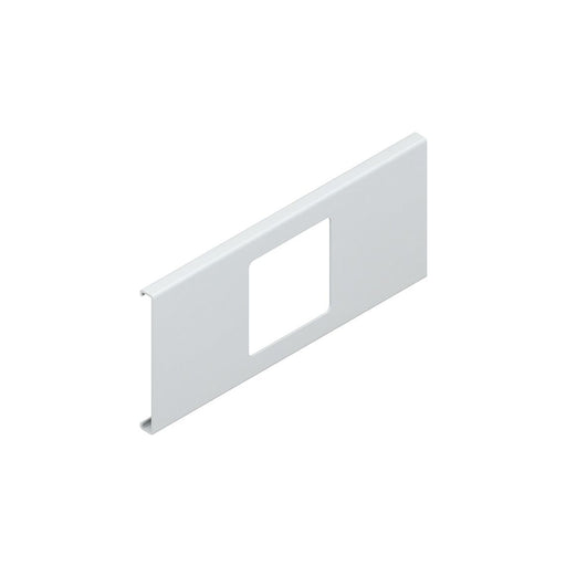 HKL - Geräteblende für Geräteeinbaukanal Deckelabschnitt lgr 1f. HKLD01/190.8 gelocht