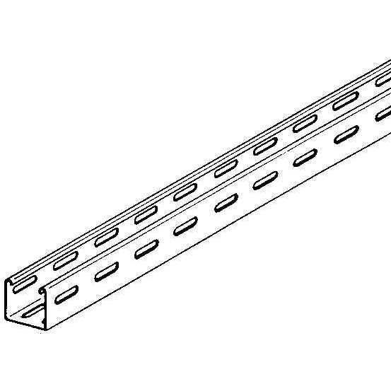 Niedax - Kabelrinne RL 50.075 − 3 Meter