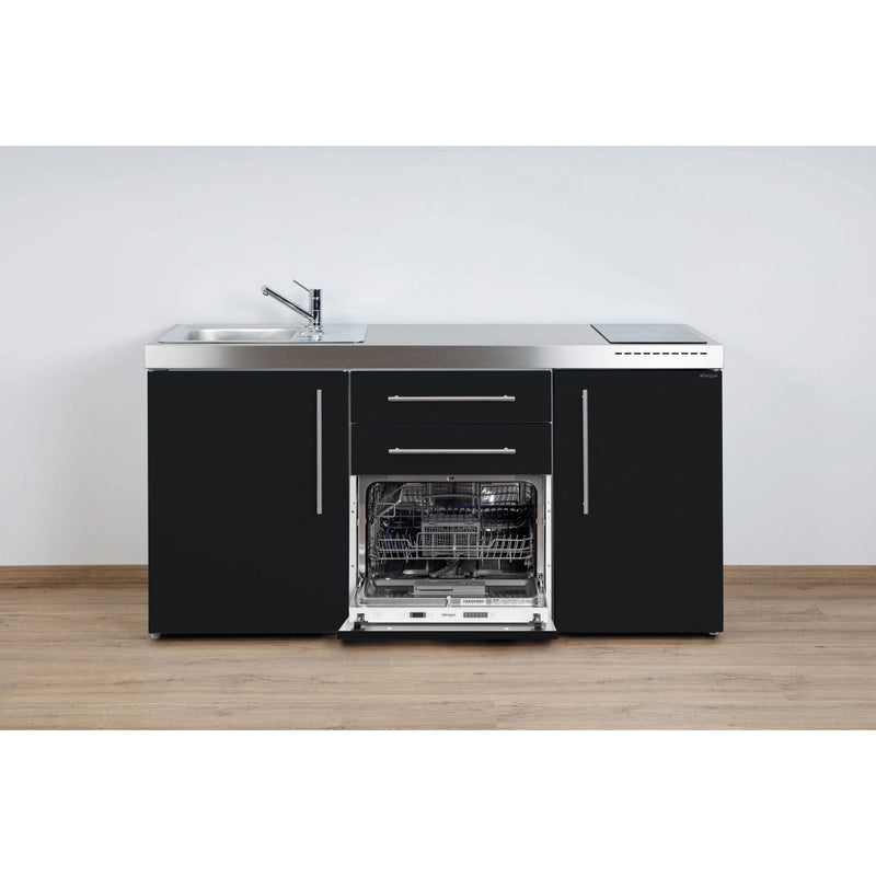 Stengel - Mini-Küche Miniküche Premiumline MPGSSM170GSGKFreBli Schwarz matt