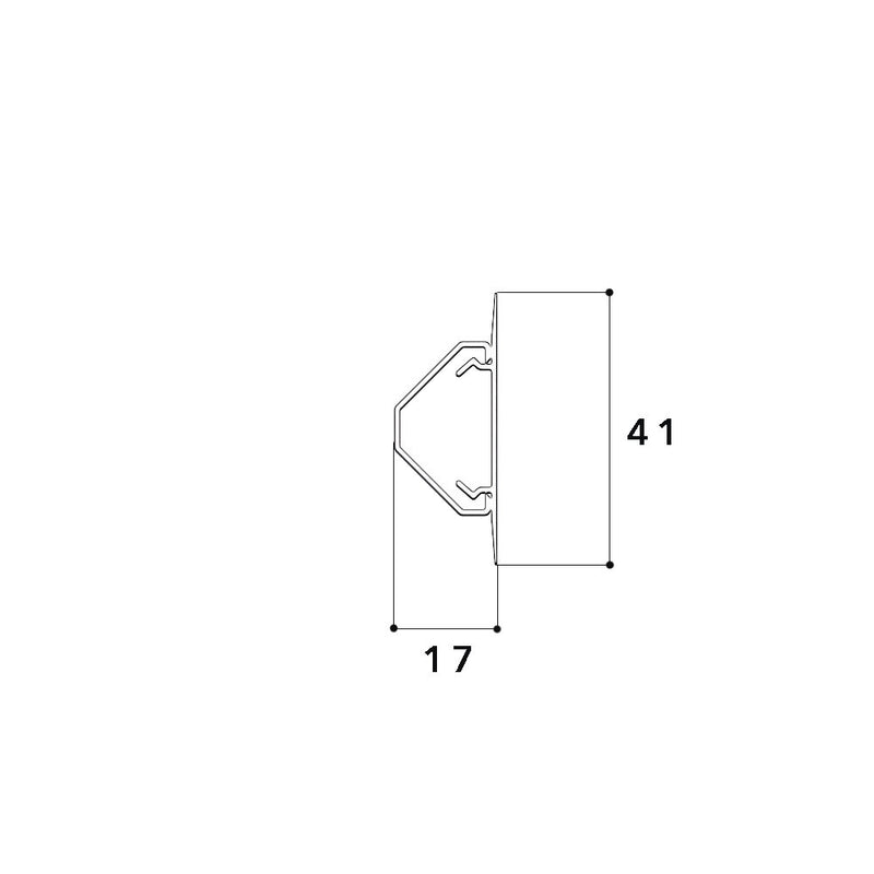 GGK - Eckkanal Winkelkanal 30x40 alp 11955 − 2 Meter