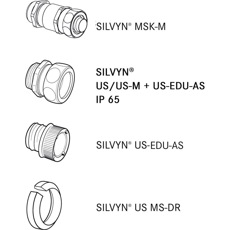 Lapp Zubehör - Metall-Schutzschlauch SILVYN-AS-P-27-/- 64400150 22X27-10M-GY − 10 Meter