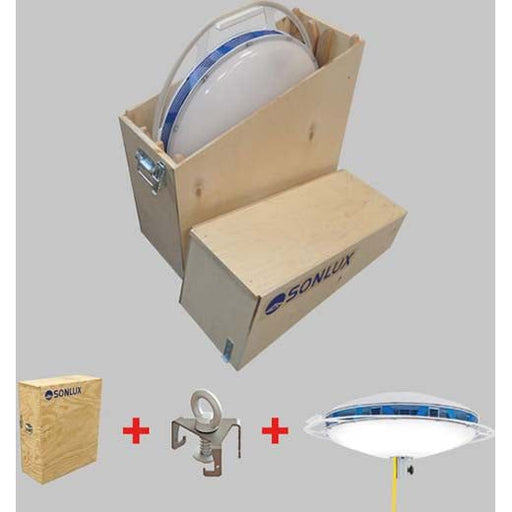Sonlux - Baustellenleuchte LED-Arbeitsleuchte-Set 80P02001-0006S1 230V IP65 E+F