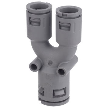 Flexa - Verbinder für Wellschläuche Kunststoffverschraubungen 5.020.032.010 grau AD1-42,5