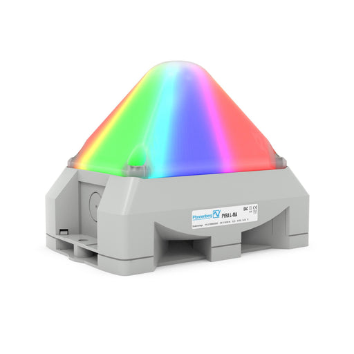 Pfannenberg - Optisches/Akustisches Signalgerät LED-Schallgeber PY L-MA 24 ACRGB7035 RGB weiß,24AC,101dB