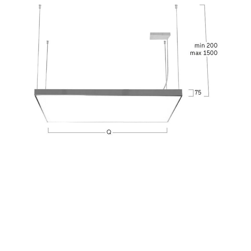 Lightnet - Pendelleuchte LED-Pendelleuchte CG2AEE-840M-Q900-K 4000K, silber
