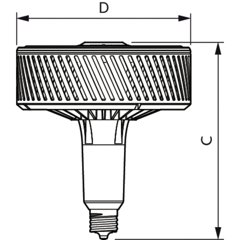 Philips Lighting - LED-Lampe/Multi-LED LED-Lampe E40 TForce LED #75373300 4000K 120Gr.