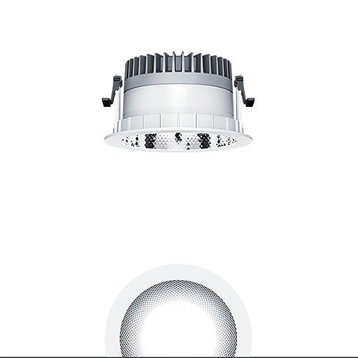 Zumtobel Group - Downlight/Strahler/Flutlicht LED - Downlight PANOS R  #62926732 840
