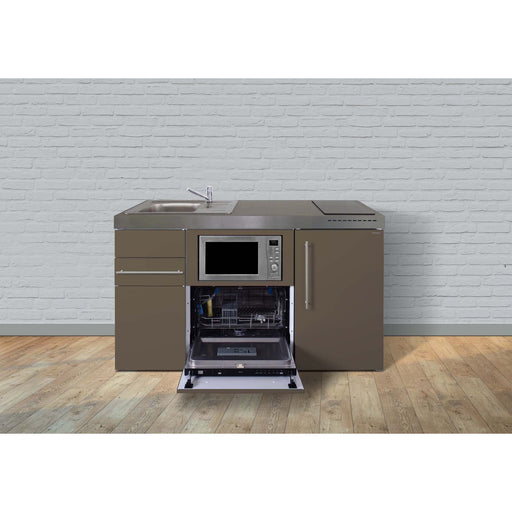 Stengel - Mini-Küche Miniküche Premiumline MPGSMSG150GSMWGKFreB Schiefergrau