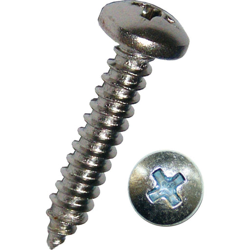 Dresselhaus - Blechschraube Linsen-Blechschrauben 3414/000/53 4,8x19 mit Kreuzschlitz, A2 − 25 Stück