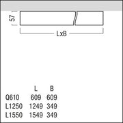 Zumtobel Group - Decken-/Wandleuchte LED-Reinraumleuchte CL2 S 8000 #42932574 940