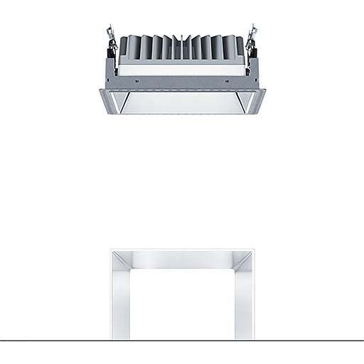 Zumtobel Group - Downlight/Strahler/Flutlicht LED-Einbauleuchte P-INF Q #60818251 3000K