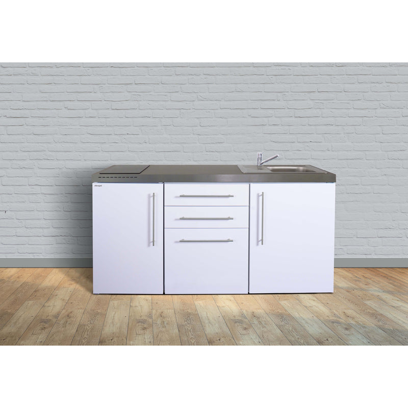 Stengel - Mini-Küche Miniküche Premiumline MP170GKFliBre2Sn weiß
