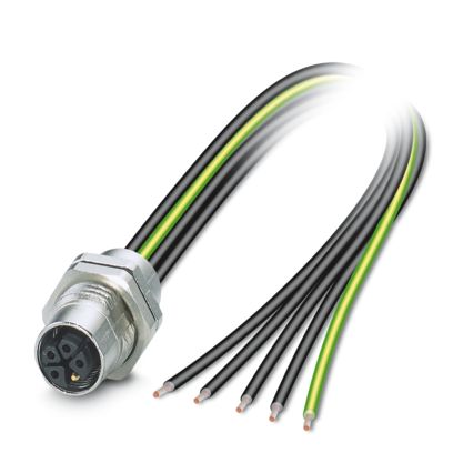 Phoenix Contact - Patchkabel Kupfer Gerätesteckverbinder SACC-DSI-M12#1238539 Hinterwand − 25 Stück