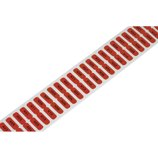 WAGO - Kennzeichnungsmaterial Etiketten 210-805/000-005 klebend,rt