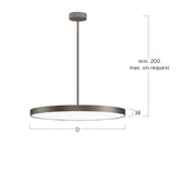 Lightnet - Pendelleuchte LED-Pendelleuchte BP5ASE-830M-D600-P 3000K, silber