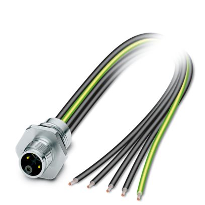 Phoenix Contact - Patchkabel Kupfer Gerätesteckverbinder SACC-E-M12MS#1239549 Vorderwand