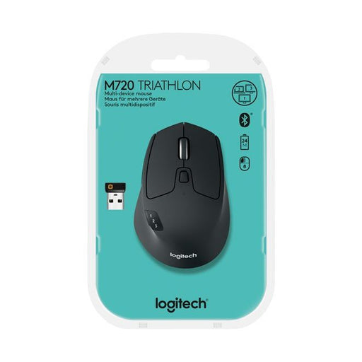 Logitech - Computermaus Maus Wireless M720 sw Multi-Device,Optisch