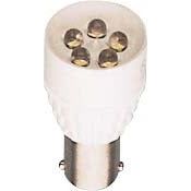 Scharnberger+Hasenbein - Single-LED Cluster LED 16x35mm Ba9s 35728 24-28VAC/DC weiß BG