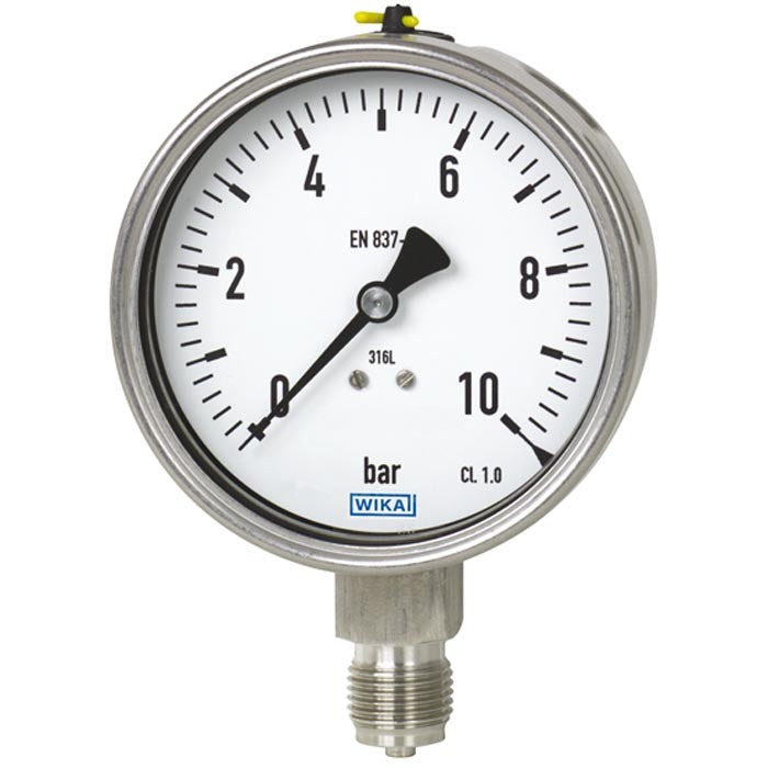 Wika Wiegand - Rohrfedermanometer RF-Mano 232.50.100 Cl1 VA 9536167 4barG1/2Brue